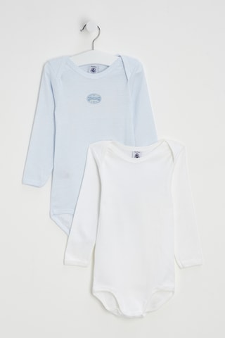 2 bodys - Ciel et blanc