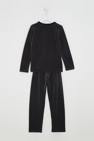 Pyjama en velours - Noir