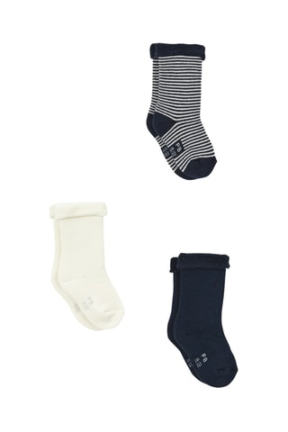 3 paires de chaussettes - Bleu marine