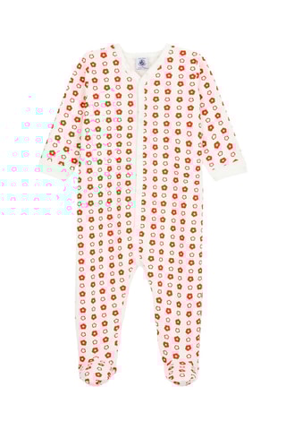 Grenouillère - Blanc et corail