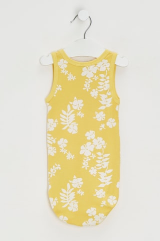 5 bodys - Jaune et blanc