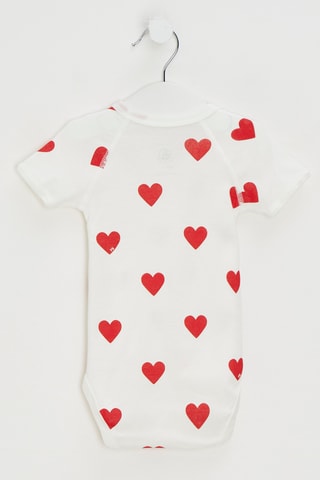 3 bodys - Blanc et rouge