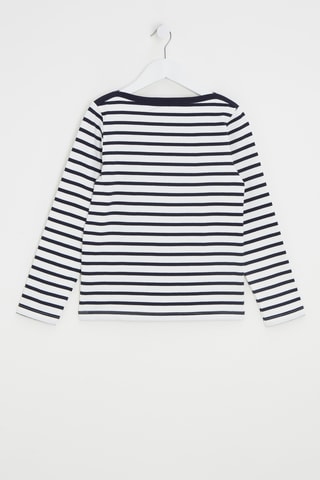 T-shirt - Blanc et bleu marine