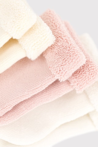 3 paires de chaussettes - Blanc et rose