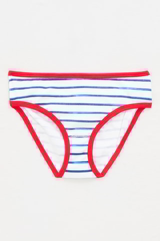 Culotte - Blanc et rouge