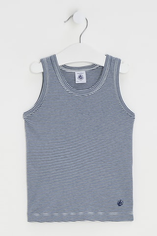 Débardeur - Blanc et bleu marine