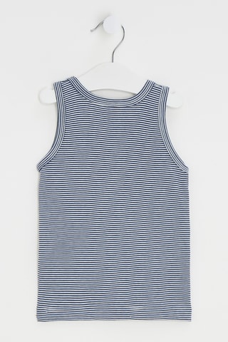 Débardeur - Blanc et bleu marine