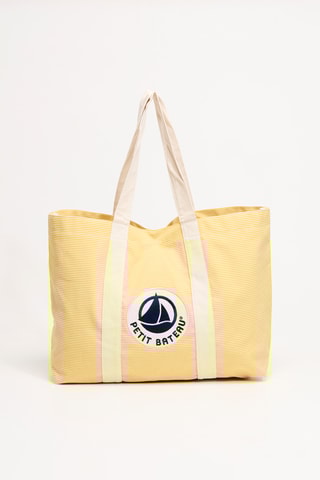 Sac de plage - Jaune et blanc
