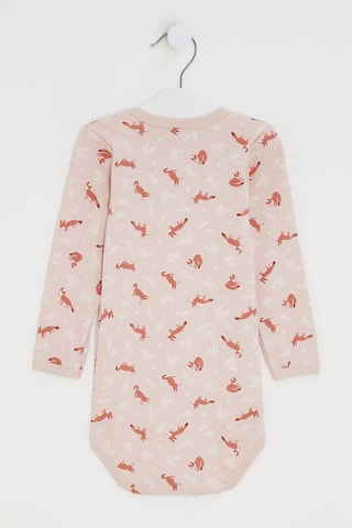 4 bodys - Blanc et rose