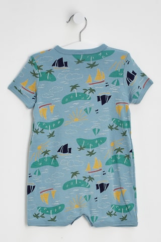 Combinaison - Bleu clair et vert