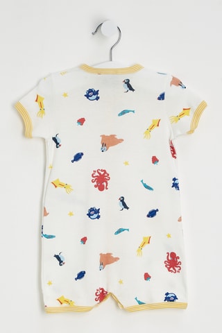 Combinaison - Blanc et jaune