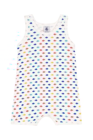 Combinaison - Blanc et jaune