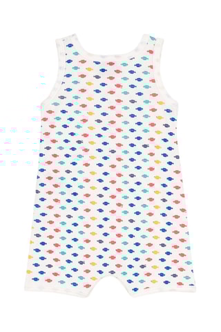 Combinaison - Blanc et jaune