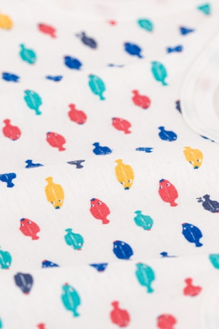 Combinaison - Blanc et jaune