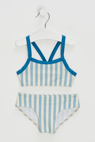 Maillot 2 pièces - Bleu et blanc