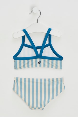 Maillot 2 pièces - Bleu et blanc