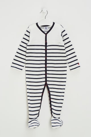 Dors-bien - Blanc et bleu marine