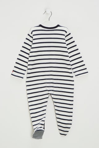 Dors-bien - Blanc et bleu marine