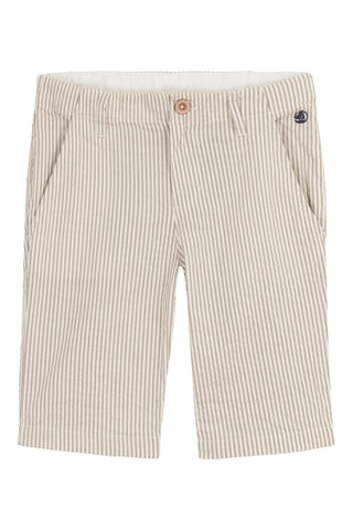 Short - Beige et blanc