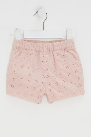 Short en broderie anglaise - Rose