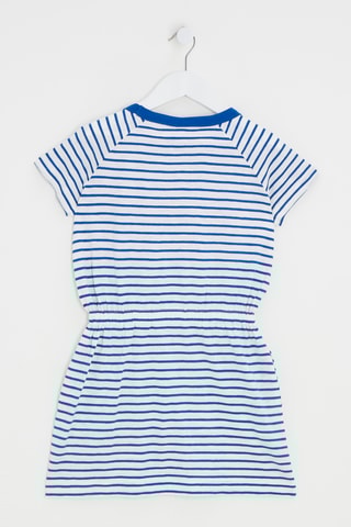 Robe - Blanc et bleu marine