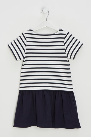 Robe trompe-l’œil - Blanc et noir