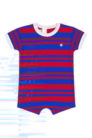 Combinaison - Bleu roi et rouge