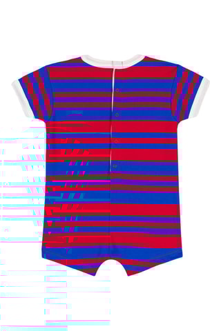 Combinaison - Bleu roi et rouge