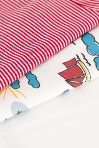 3 bodys - Blanc et rouge