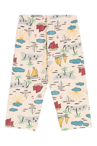 Pantalon - Beige et jaune