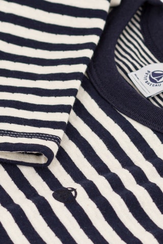 T-shirt - Bleu marine et blanc
