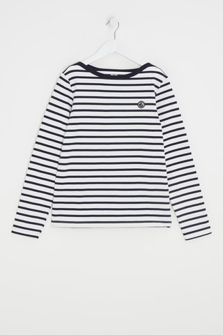 T-shirt - Bleu marine et blanc