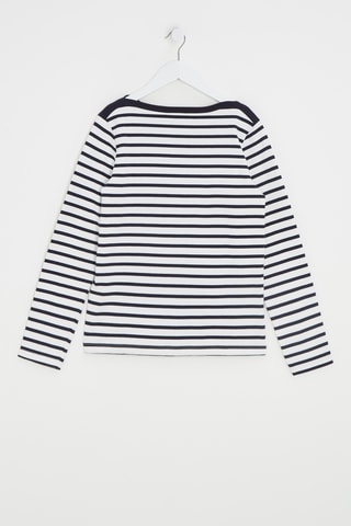 T-shirt - Bleu marine et blanc