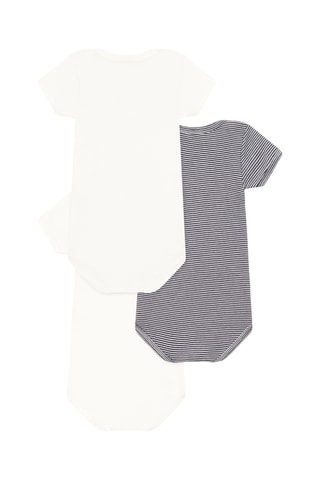 3 bodys - Blanc et noir