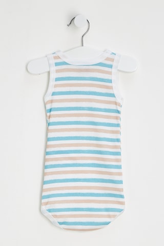 Body - Blanc et turquoise