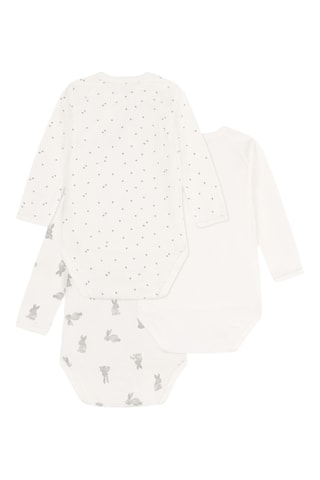 3 bodys - Blanc et gris foncé