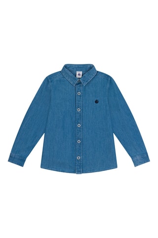 Chemise en jean - Bleu foncé