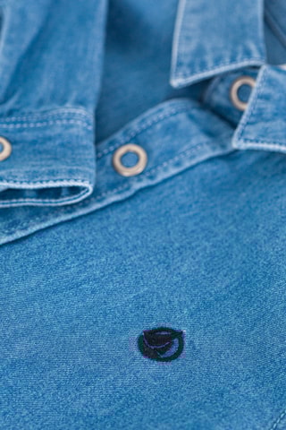 Chemise en jean - Bleu foncé