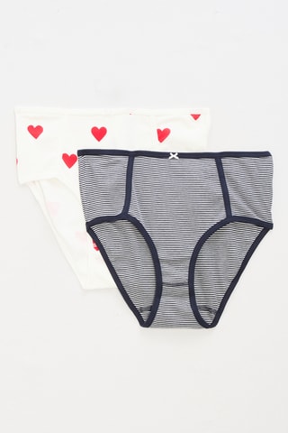 2 culottes - Blanc et noir