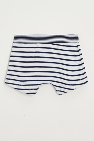 Boxer - Bleu marine et blanc