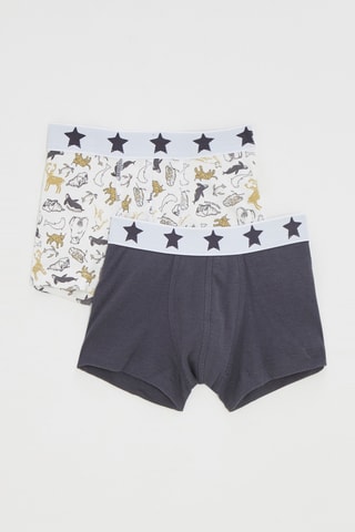 2 boxers - Blanc et noir