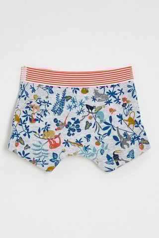 2 boxers - Blanc et rouge