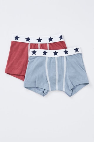 2 boxers. Rouge et bleu