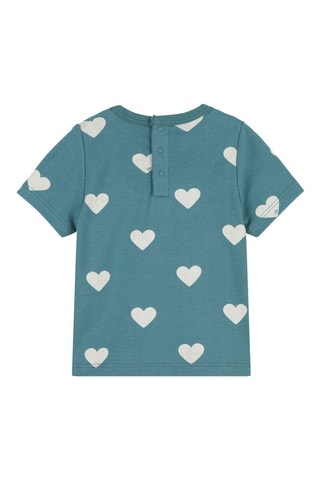 T-shirt à manches courtes Bleu et blanc