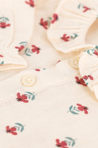 Blouse à manches longues Blanc