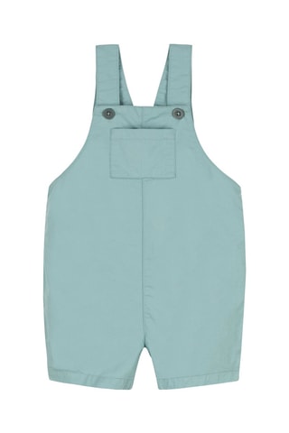 Salopette-short. Vert