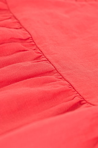 Robe en lin sans manches. Orange