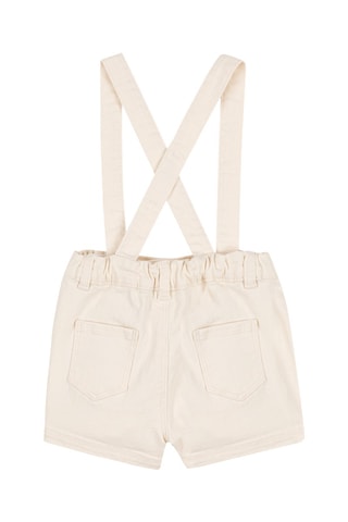 Salopette-short. Beige
