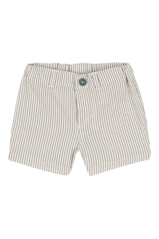 Short. Blanc et marron