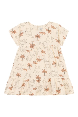 Robe à manches courtes. Blanc